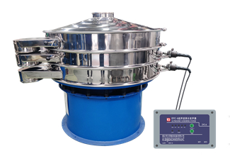 Ultrasonic rotary vibrating screen